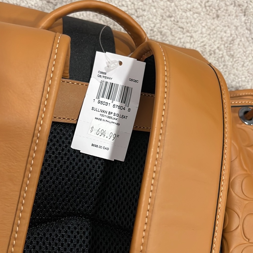 Coach Sullivan Backpack Signature Leather - Picture 10 of 13